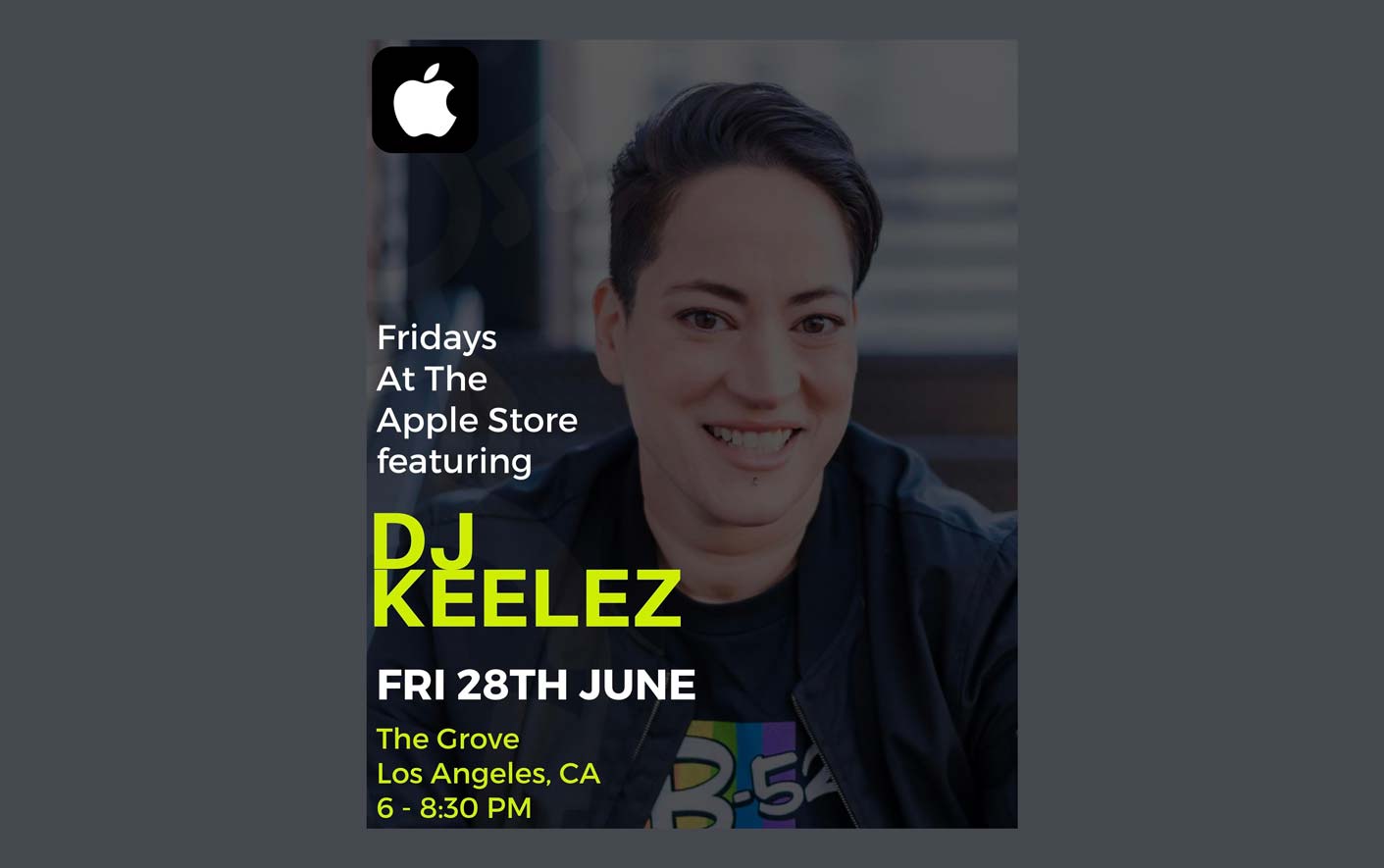 dj keelez apple event